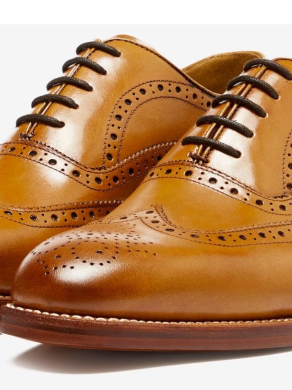 Oliver Sweeney Aldeburgh Tan Oxford Brogues - Size 13